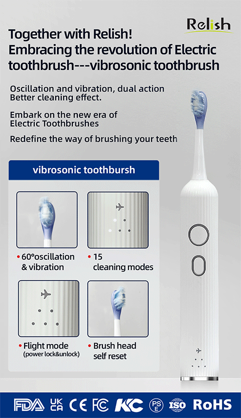 Relish Vibrosonic Toothbrush-Embark on the new era of Electric Toothbrushes
