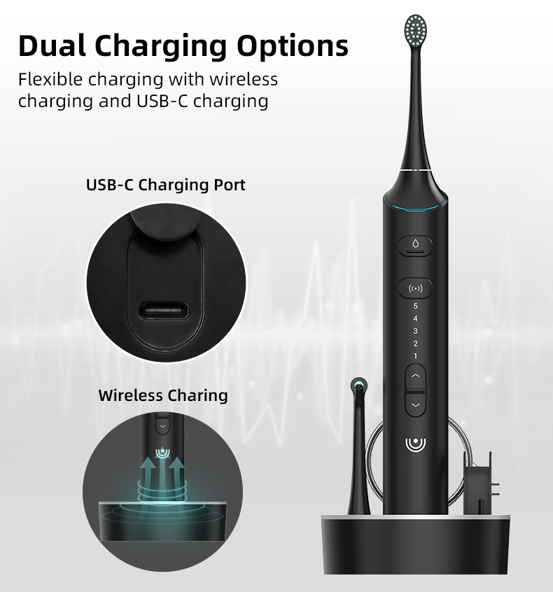 Water Flosser and Electric Toothbrush Combo 2 in 1 TF01C