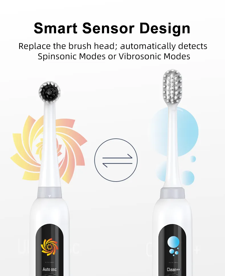 Spinsonic Toothbrush 3-in-1 Electric Toothbrush VS0506B