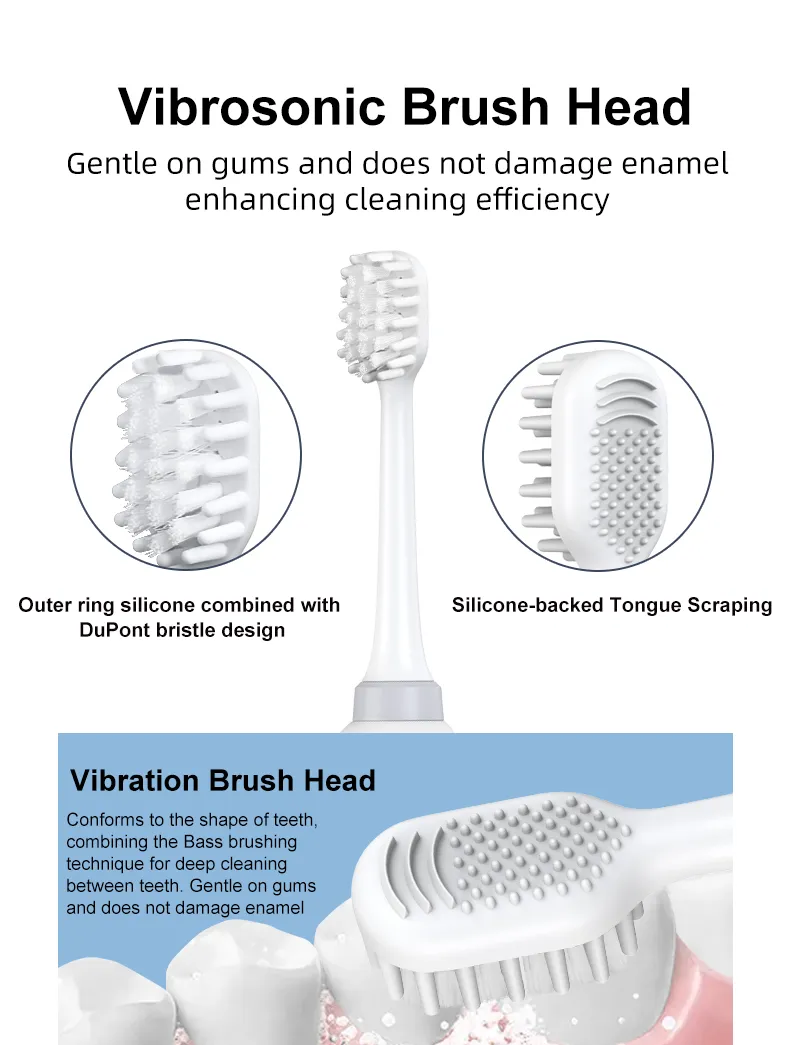 Spinsonic Toothbrush 3-in-1 Electric Toothbrush VS0506B