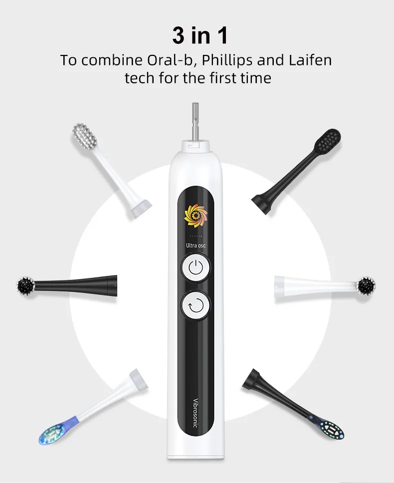 Spinsonic Toothbrush 3-in-1 Electric Toothbrush VS0506B