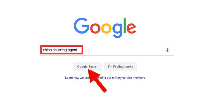 Sourcing-Agent bei Google suchen