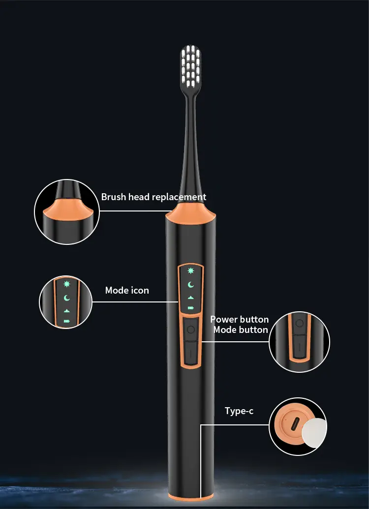 Sonic Toothbrush with Pressure Sensor